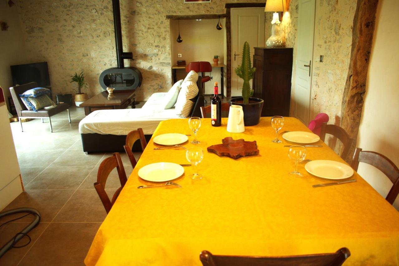 Perigourdine Avec Spa Et Vue Pomport ภายนอก รูปภาพ